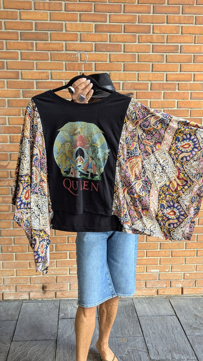 Up-cycled Band Tee - Queen