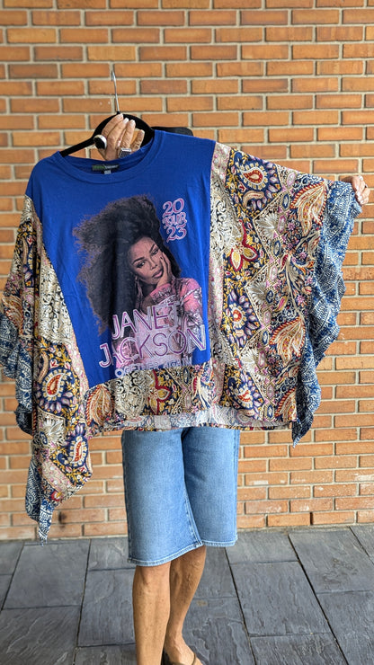 Up-Cycled Band Tee - Janet Jackson