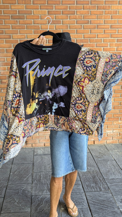 Up-cycled Band Tee - Prince