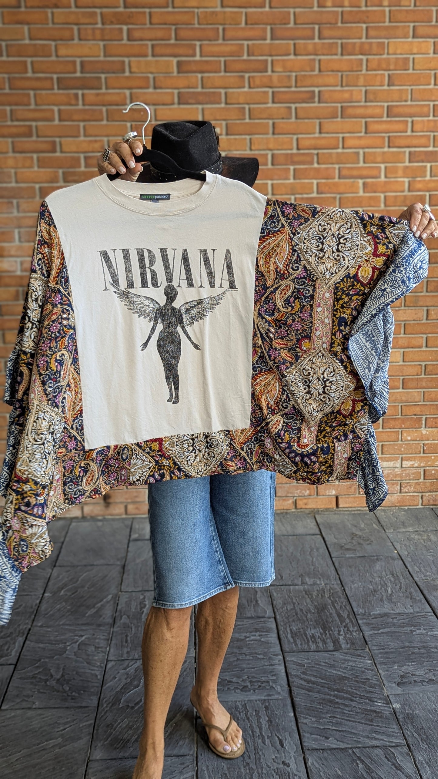 Up-cycled Band Tee - Nirvana