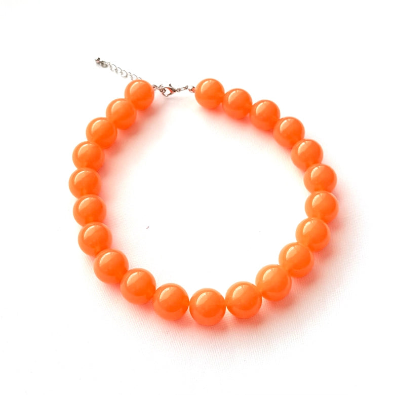 Chunky Beaded Necklaces - ASSORTED COLOURS