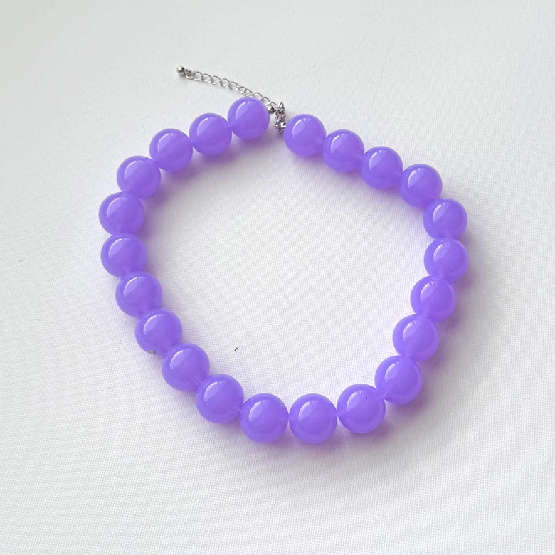Chunky Beaded Necklaces - ASSORTED COLOURS