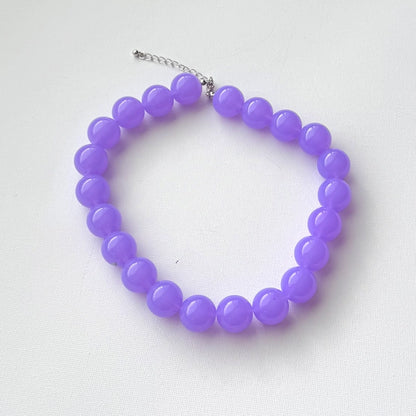 Chunky Beaded Necklaces - ASSORTED COLOURS